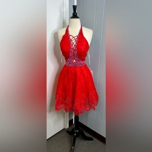 Homecoming dress/ cocktail dress/ lace dress/ party/ formal